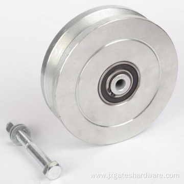 4"/6" heavy duty gate wheel with ball bearing